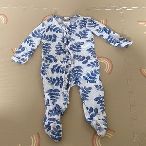 Spearmint Love footie onsie - 0-3 Months